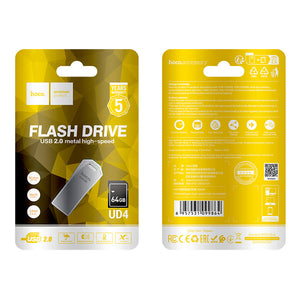Hoco 16GB Zinc Alloy USB 2.0 Flash Drive