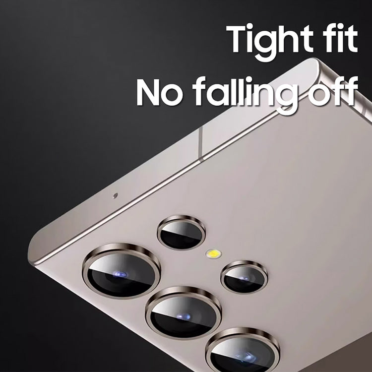 LITO Samsung Galaxy S24 Ultra Aluminium Alloy Camera Lens Protector AR+AF Glass