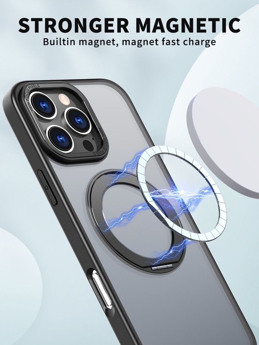 Blacktech Google Pixel 10 / 10 Pro Elite Flex Wave Protective Magnetic Ring Stand Case