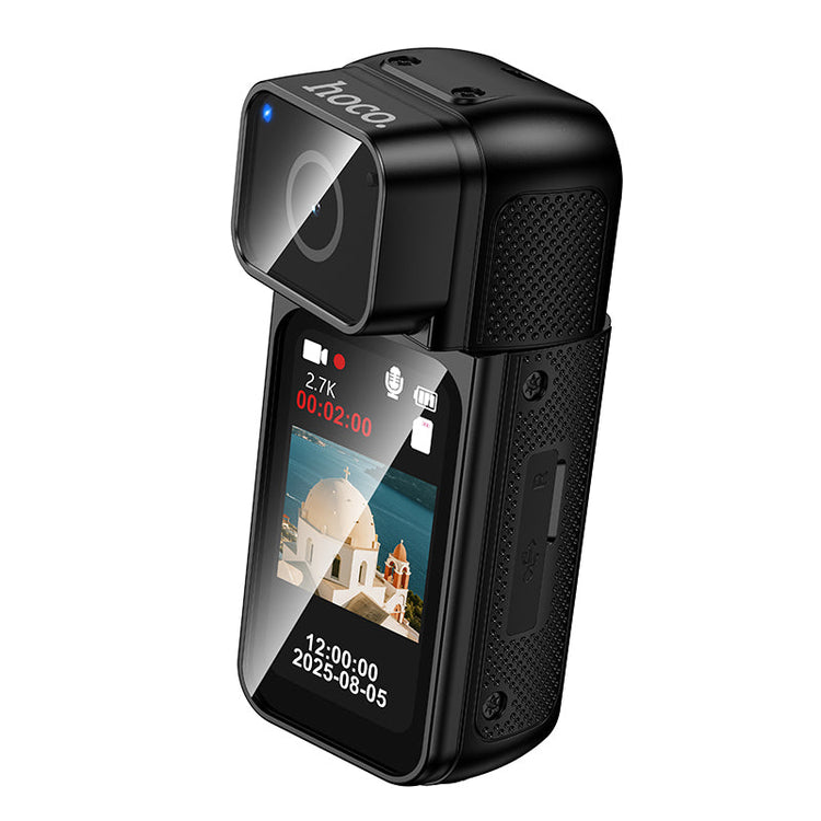 Hoco 2MP Mini Sports Action Camera with Magnetic Lanyard 180 Degree Rotation DV105
