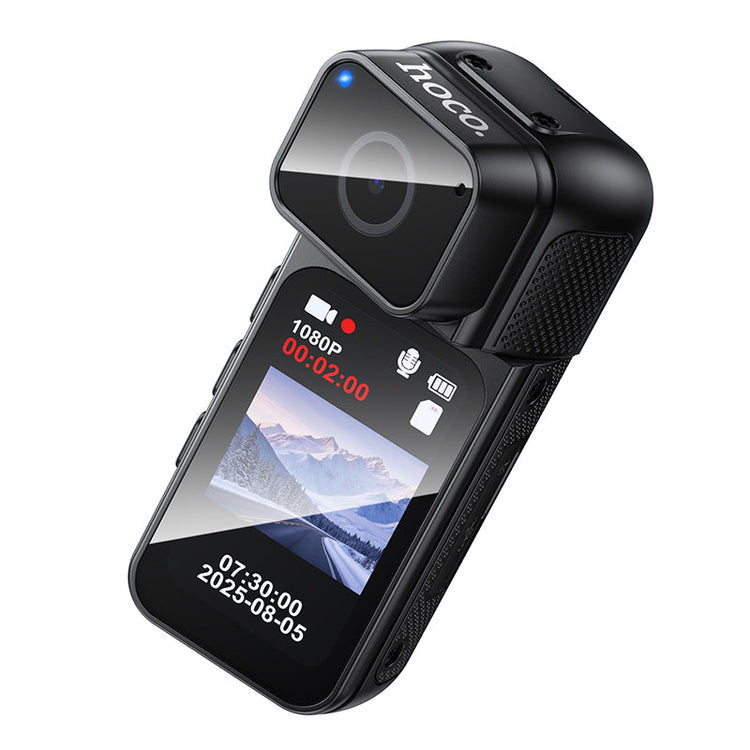 Hoco 2MP Mini Sports Action Camera with Magnetic Lanyard 180 Degree Rotation DV105