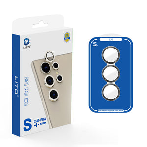 LITO Samsung Galaxy S24 Aluminium Alloy Camera Lens Protector AR+AF Glass