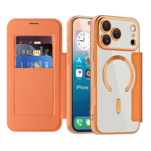 iPhone 17 Pro Max Blacktech Leather Lux Case MagSafe Magnetic Premium PU Leather