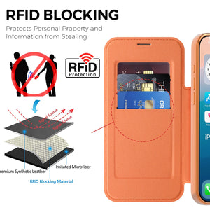 iPhone 17 Pro Max Blacktech Leather Lux Case MagSafe Magnetic Premium PU Leather