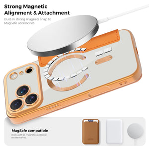 iPhone 17 Pro Max Blacktech Leather Lux Case MagSafe Magnetic Premium PU Leather
