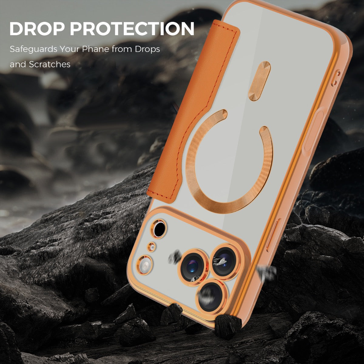 iPhone 17 Pro Max Blacktech Leather Lux Case MagSafe Magnetic Premium PU Leather