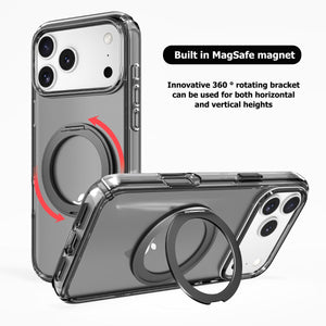 iPhone 15 Pro Blacktech Stay Black Ring Case MagSafe Magnetic Ring Holder Grip