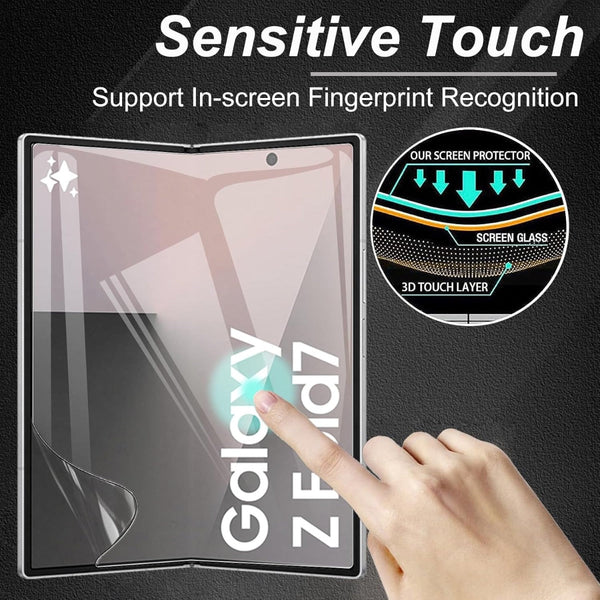 LITO Samsung Galaxy Z Flip 6 / 7 FE Unbreakable Self Repairing Screen Protector - Full Set