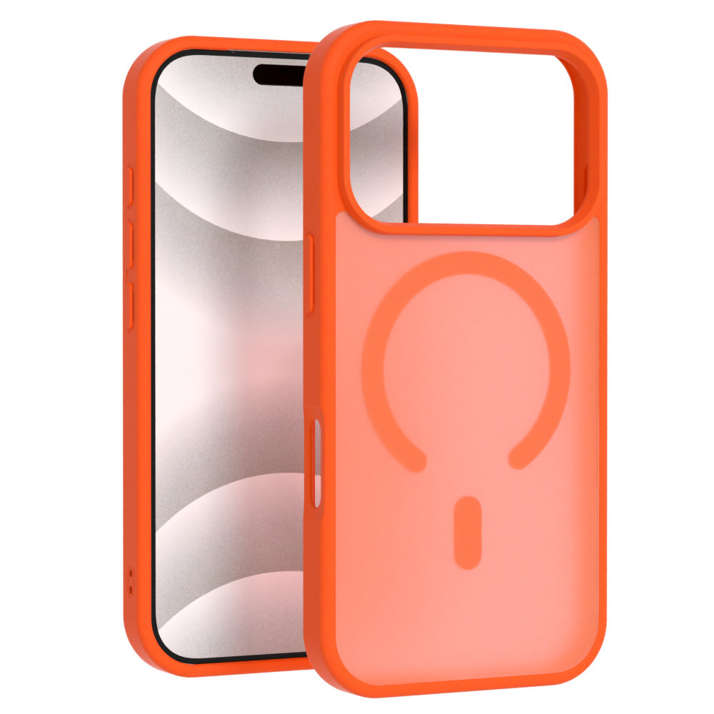 iPhone 17 Pro Blacktech Peach Garden Case MagSafe Magnetic Soft Pastel