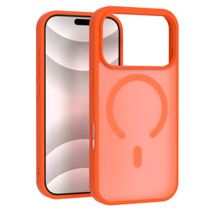 iPhone 17 Pro Blacktech Peach Garden Case MagSafe Magnetic Soft Pastel