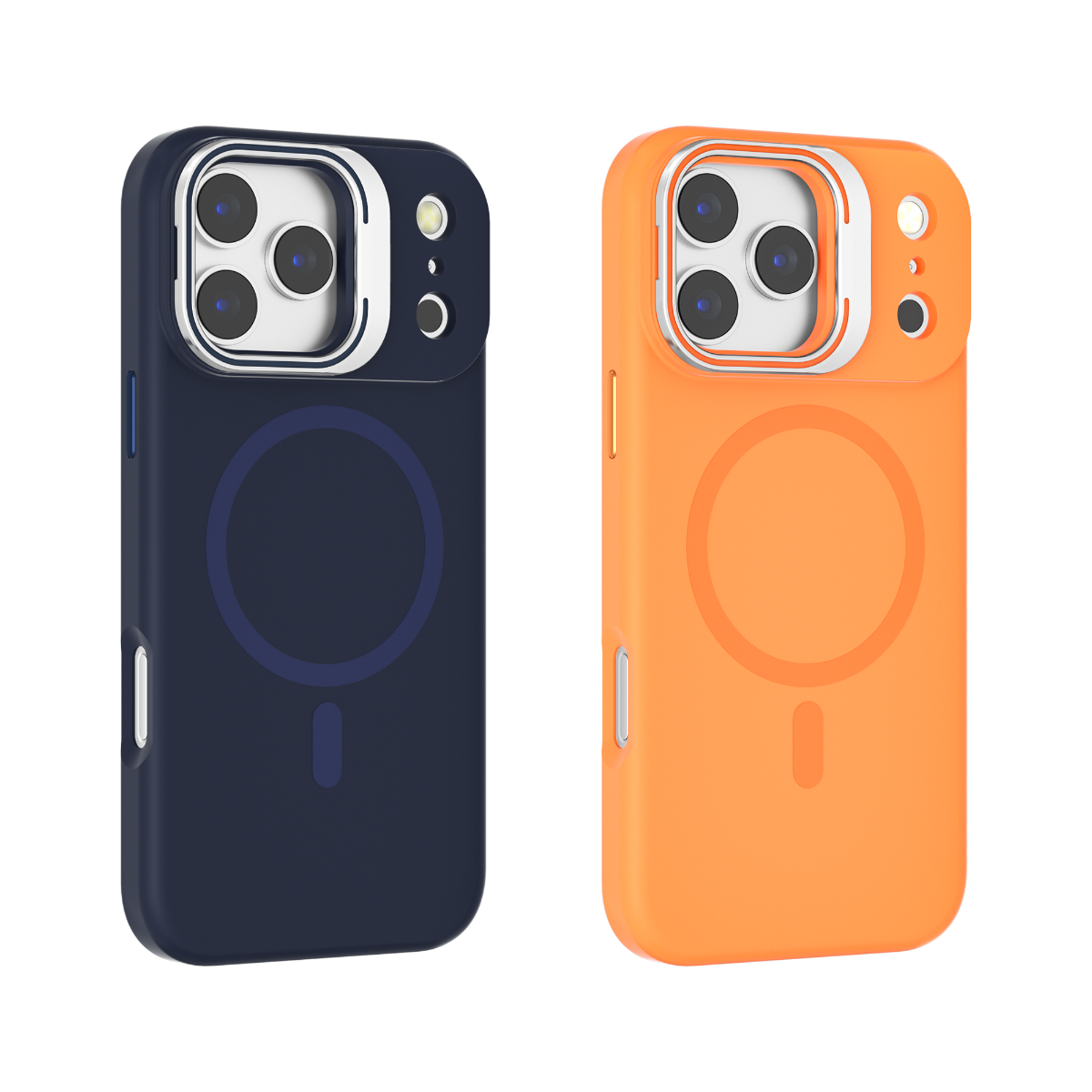 iPhone 17 Pro Blacktech Y2 Liquid Silicone With Camera Stand Case MagSafe Magnetic