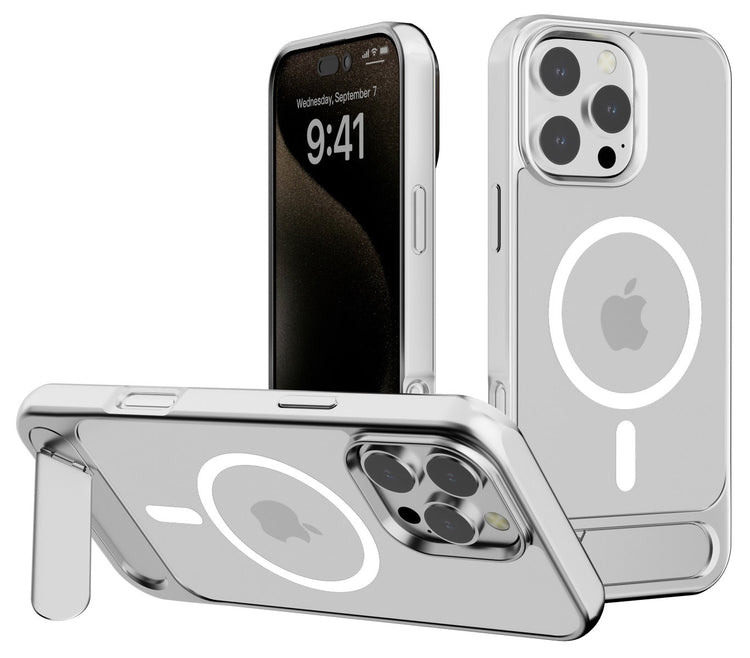 iPhone 17 Pro Blacktech X1 metallic with stand case MagSafe Magnetic Kickstand