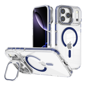 iPhone 17 Pro Blacktech J2 Shock Absorbing With Camera Stand Case MagSafe Magnetic