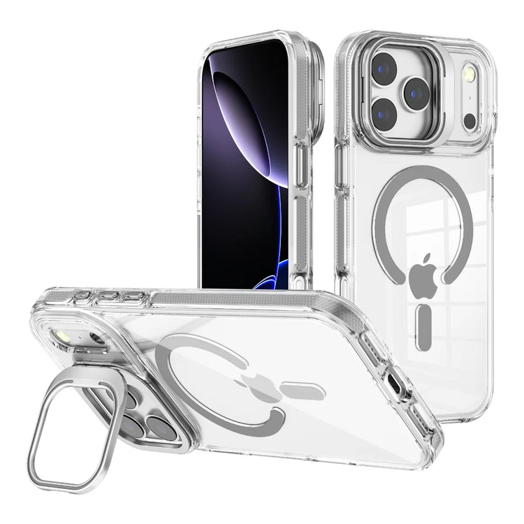 iPhone 17 Pro Blacktech J2 Shock Absorbing With Camera Stand Case MagSafe Magnetic