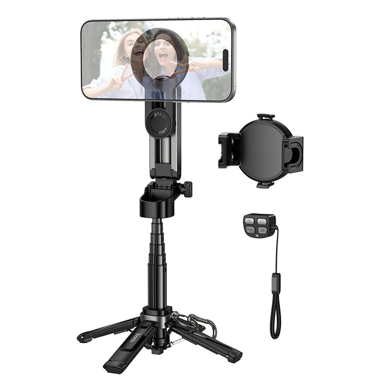 Hoco 48cm 3-in-1 Magnetic Live Broadcast Stand with Bluetooth Remote