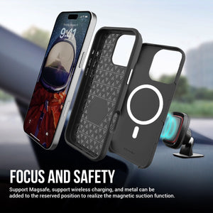 Blacktech Samsung Galaxy S25 FE / S26 FE Triangle Armor Case MagSafe Magnetic