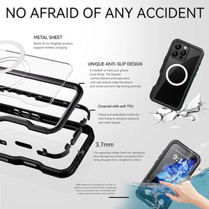 Blacktech Samsung Galaxy S25 FE / S26 FE Waterproof Case MagSafe Magnetic