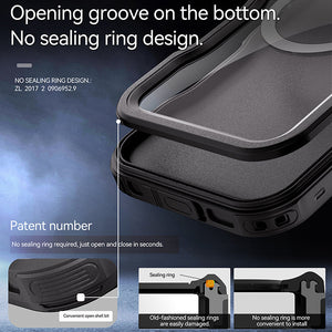 Blacktech Samsung Galaxy S25 FE / S26 FE Waterproof Case MagSafe Magnetic