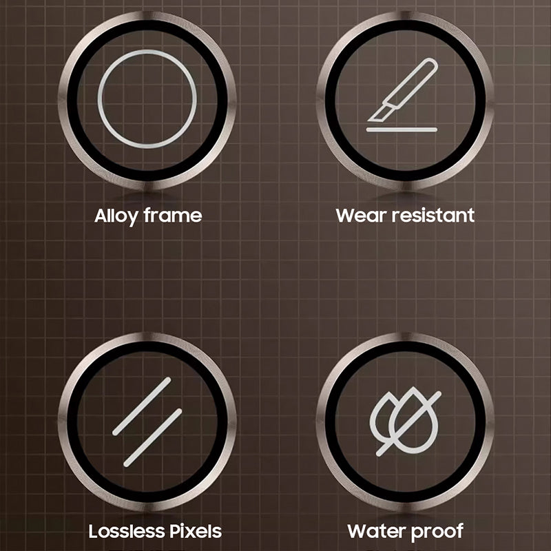 LITO Samsung Galaxy S25 Ultra C2 AR+AF Coating Aluminum Alloy Camera Corning Glass with Easy Installation Tool