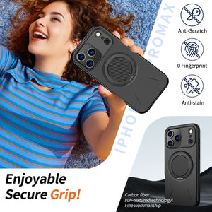 iPhone 17 Pro Blacktech Sentinel X Ring Case MagSafe Magnetic Rugged Grip
