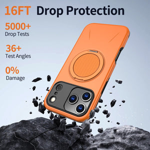 iPhone 17 Pro Blacktech Sentinel X Ring Case MagSafe Magnetic Rugged Grip