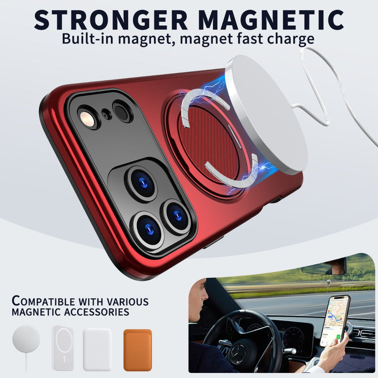 iPhone 17 Pro Blacktech Sentinel X Ring Case MagSafe Magnetic Rugged Grip