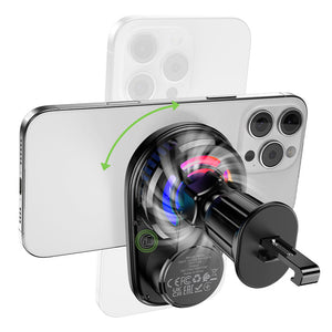 Hoco 15W Magsafe Magnetic Wireless Car Charger Holder for Air Vent HW36