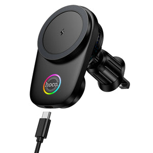 Hoco 15W Magsafe Magnetic Wireless Car Charger Holder for Air Vent HW36