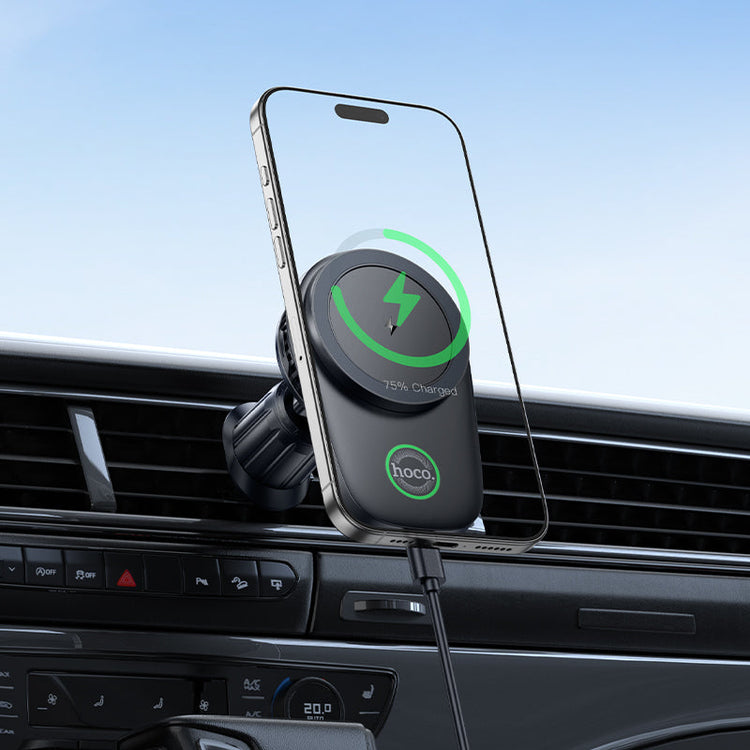 Hoco 15W Magsafe Magnetic Wireless Car Charger Holder for Air Vent HW36