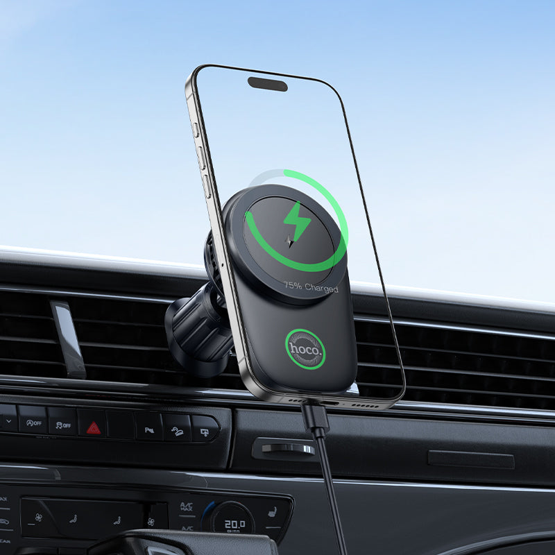 Hoco 15W Magsafe Magnetic Wireless Car Charger Holder for Air Vent HW36