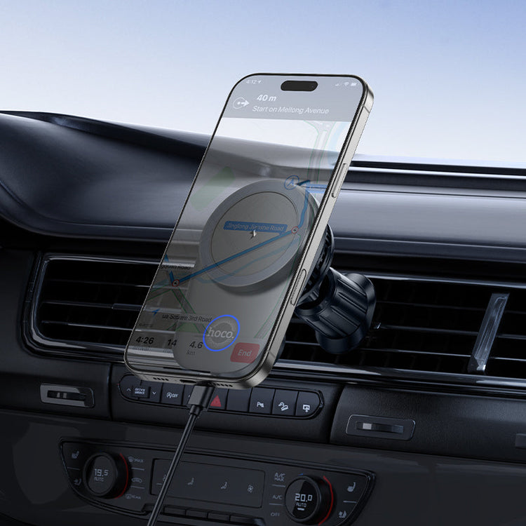 Hoco 15W Magsafe Magnetic Wireless Car Charger Holder for Air Vent HW36