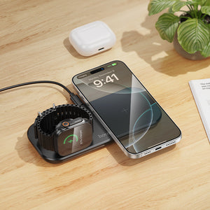 Hoco 3-in-1 Desktop Wireless Fast Charger for Phone Watch and Earbuds Stand CW65