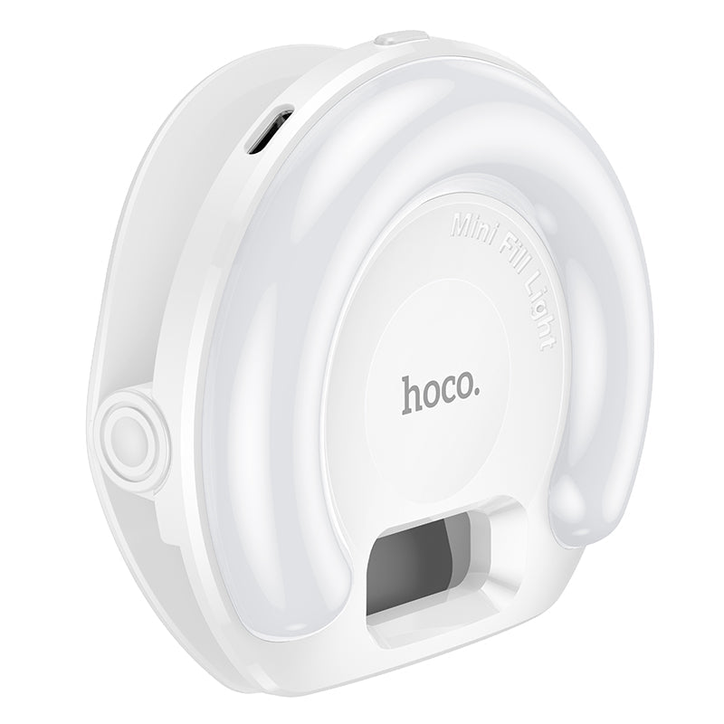 Hoco Clip-On LED Selfie Fill Light Rechargeable Adjustable Brightness Levels K160