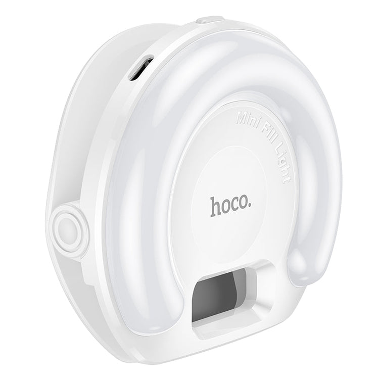 Hoco Clip-On LED Selfie Fill Light Rechargeable Adjustable Brightness Levels K160