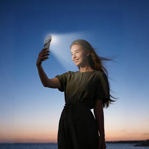 Hoco Clip-On LED Selfie Fill Light Rechargeable Adjustable Brightness Levels K160