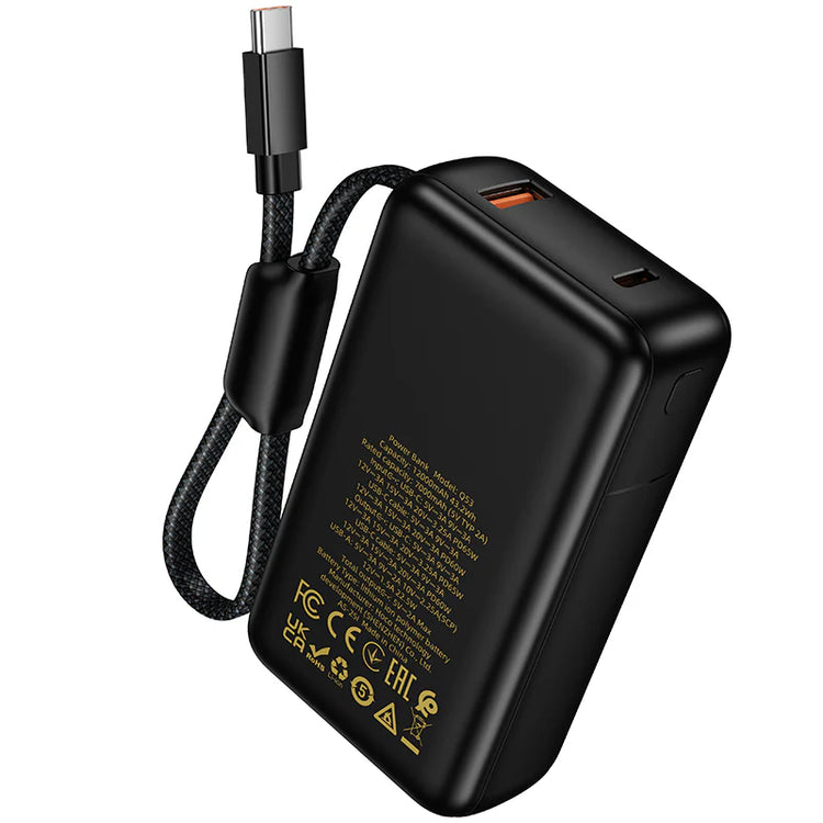 Hoco 12000mAh Power Bank 65W PD Fast Charging Multi-Protocol Support Portable Q53