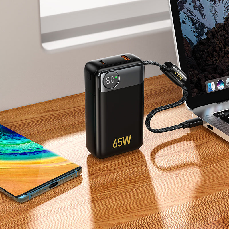 Hoco 12000mAh Power Bank 65W PD Fast Charging Multi-Protocol Support Portable Q53