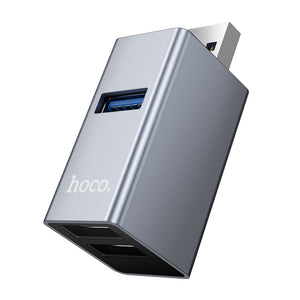 Hoco 3-in-1 USB Hub Converter with Two USB 2.0 Ports and One USB 3.0 Port HB54