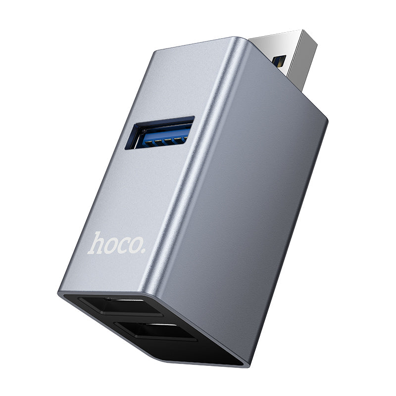 Hoco 3-in-1 USB Hub Converter with Two USB 2.0 Ports and One USB 3.0 Port HB54
