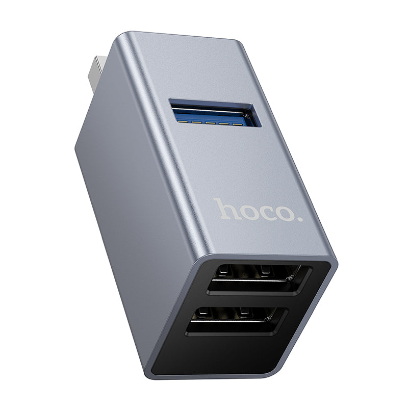 Hoco 3-in-1 USB Hub Converter with Two USB 2.0 Ports and One USB 3.0 Port HB54