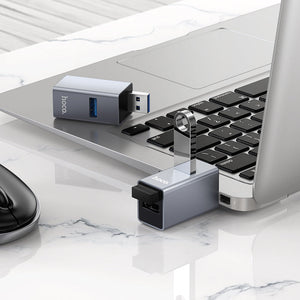 Hoco 3-in-1 USB Hub Converter with Two USB 2.0 Ports and One USB 3.0 Port HB54