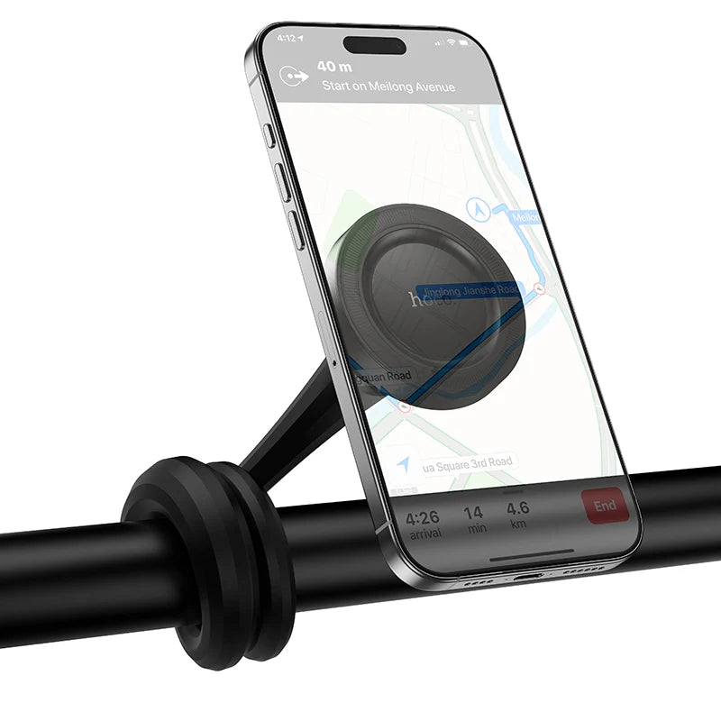 Hoco Magnetic Ring Phone Holder with Flexible Silicone Hose for Multi-Scene Use