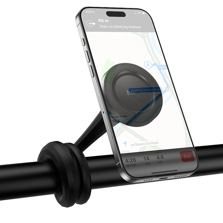 Hoco Magnetic Ring Phone Holder with Flexible Silicone Hose for Multi-Scene Use