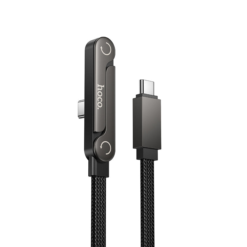 Hoco USB-C to USB-C 60W Fast Charging Cable with Built-In Phone Stand Bracket U150