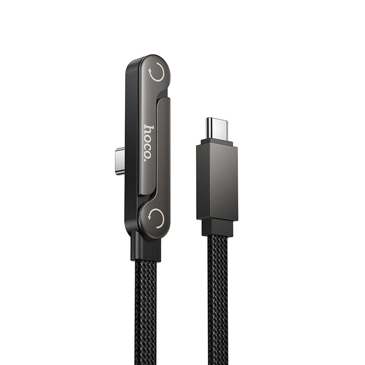 Hoco USB-C to USB-C 60W Fast Charging Cable with Built-In Phone Stand Bracket U150
