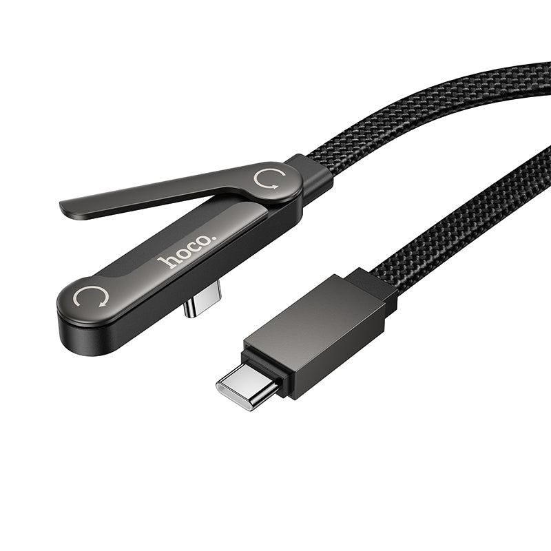 Hoco USB-C to USB-C 60W Fast Charging Cable with Built-In Phone Stand Bracket U150
