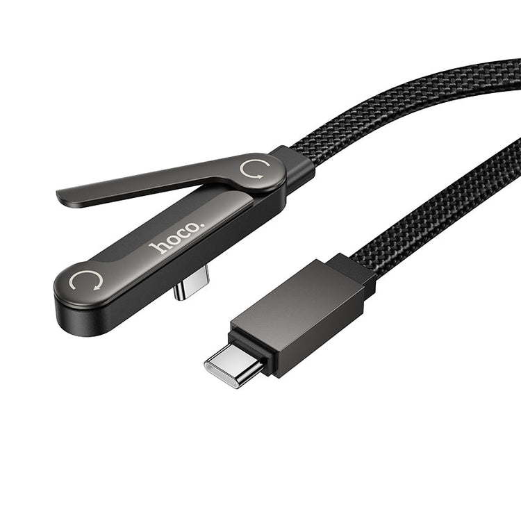 Hoco USB-C to USB-C 60W Fast Charging Cable with Built-In Phone Stand Bracket U150