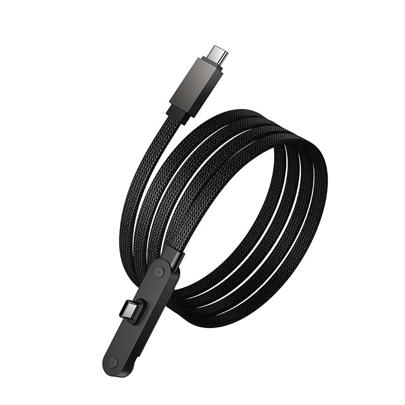 Hoco USB-C to USB-C 60W Fast Charging Cable with Built-In Phone Stand Bracket U150