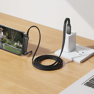 Hoco USB-C to USB-C 60W Fast Charging Cable with Built-In Phone Stand Bracket U150