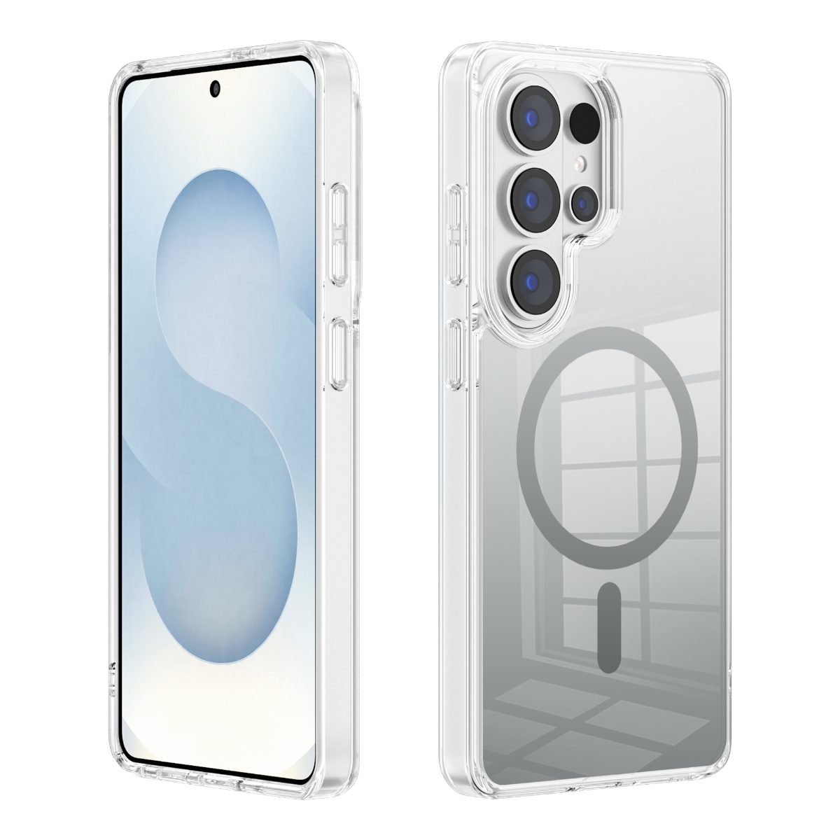 Blacktech Samsung S26 Ultra Gradient Thick Shockproof Magsafe Protective Back Case